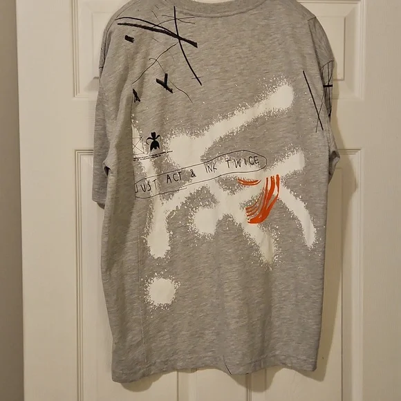 Zara Graphic Graffitti Print Tee - Picture 2 of 6